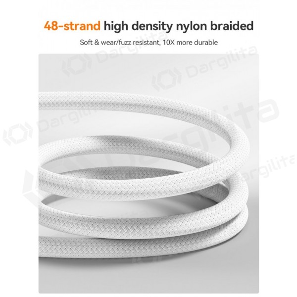 USB-C laidas Joyroom S-A51 USB-C į USB-C 1.2 m 60 W pilkas