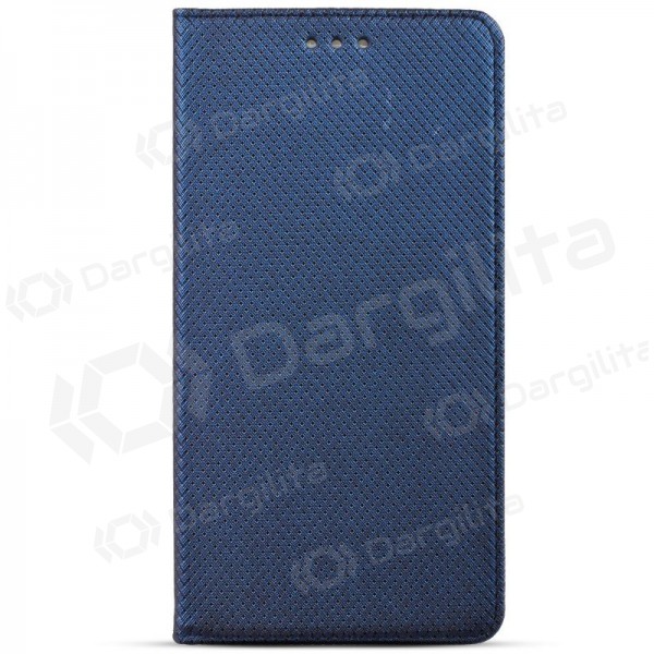 Huawei Y9 2019 dėklas "Smart Magnet" (tamsiai mėlynas)