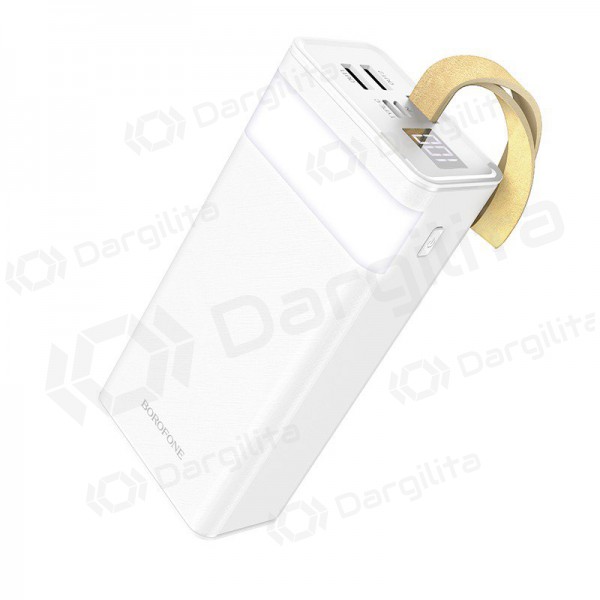 Išorinė baterija Power Bank Borofone BJ18A 2xUSB 2A 30000mAh balta
