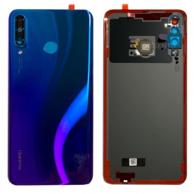 Huawei P30 Lite / P30 Lite New Edition 2020 48MP galinis baterijos dangtelis (Peacock Blue) (naudotas grade A, originalus)