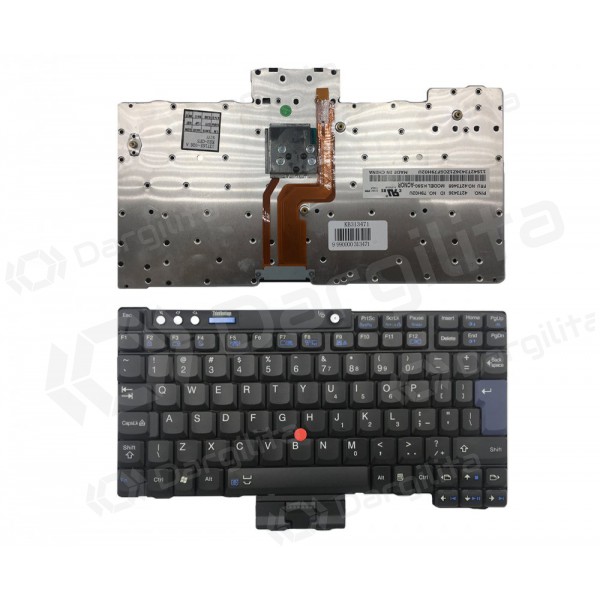 Lenovo: IBM ThinkPad X60, X60S, X61, X61S klaviatūra