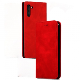 Xiaomi Redmi 11A / 12C / Poco C55 dėklas "Business Style" (raudonas)