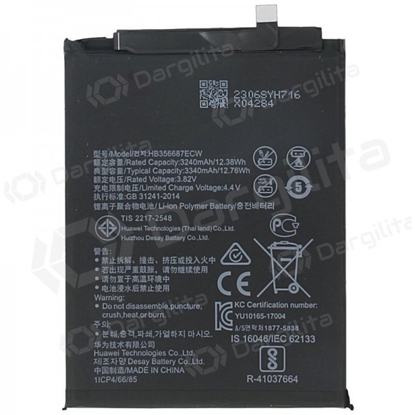 Huawei Mate 10 Lite / Nova 2 Plus / P30 Lite / Honor 7X baterija, akumuliatorius (HB356687ECW) Huawei Mate 10 Lite / Nova 2 Plus / P30 Lite / Honor 7X baterija, akumuliatorius (HB356687ECW)
