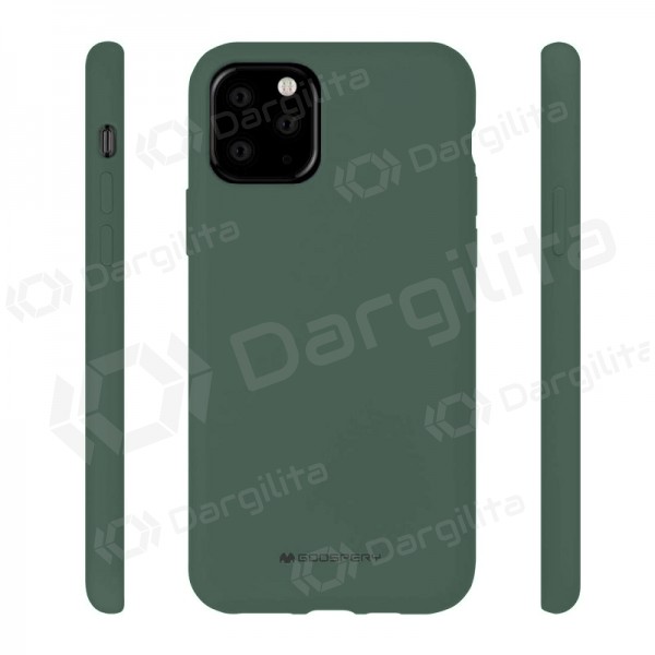 Samsung Galaxy A22 4G dėklas Mercury "Silicone Case" (tamsiai žalias) Samsung Galaxy A22 4G dėklas Mercury "Silicone Case" (tamsiai žalias)