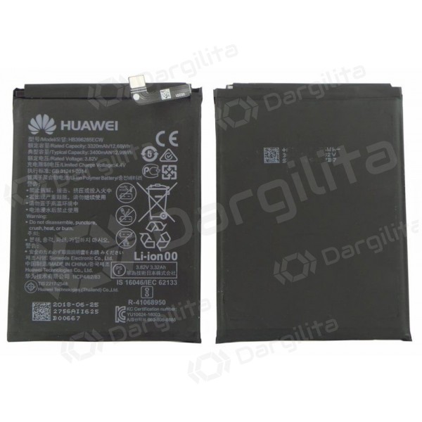 Huawei P20 / Honor 10 (HB396285ECW) baterija / akumuliatorius (3400mAh) (service pack) (originalus)