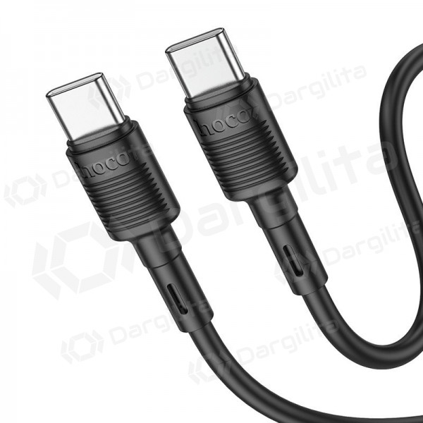USB-C laidas Hoco X83 USB-C į USB-C 1 m 60 W juodas