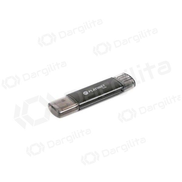 Atmintinė Platinet 32GB OTG USB 2.0 + microUSB (juoda)