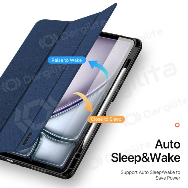Apple iPad Air 13 (2024, 2025, 2026) dėklas "Dux Ducis Domo" (juodas)