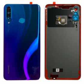 Huawei P30 Lite / P30 Lite New Edition 2020 48MP galinis baterijos dangtelis (Peacock Blue) (naudotas grade B, originalus)