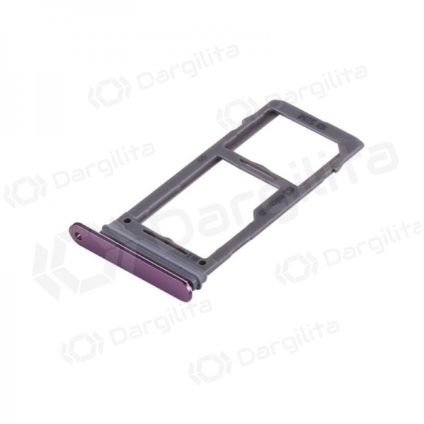 Samsung G960 Galaxy S9 / G965 Galaxy S9+ SIM kortelės laikiklis violetinis (Lilac Purple)