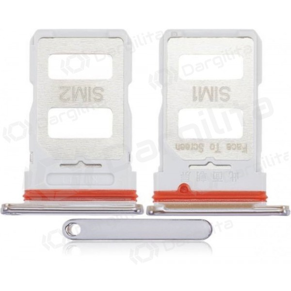 Xiaomi Mi 11i / Poco F3 SIM kortelės laikiklis (sidabrinis)