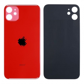 Apple iPhone 11 galinis baterijos dangtelis (raudonas) (bigger hole for camera)