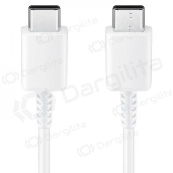 USB kabelis Samsung EP-DA705BWEGWW Type-C - Type-C 1.0m (baltas) (OEM)