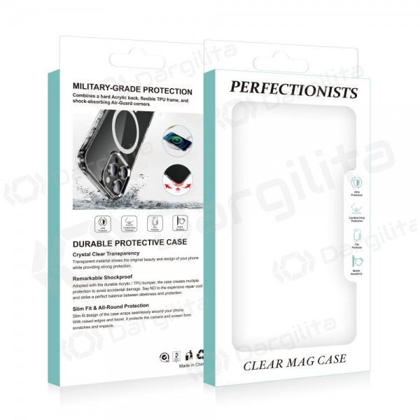 Apple iPhone 13 mini dėklas "Perfectionists Clear Mag Case" (skaidrus)