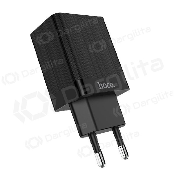 Įkroviklis HOCO C51A Prestige power Dual USB (5V 3.4A) (juodas)