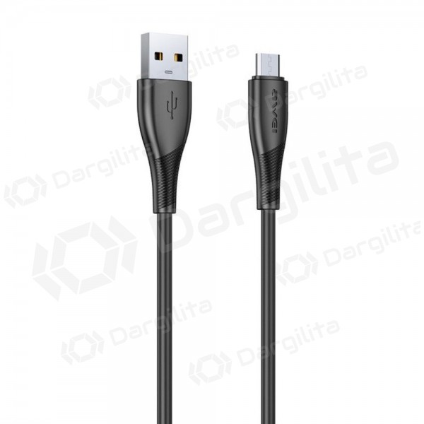 Micro USB laidas Awei CL-182M USB-A į Micro USB 1 m juodas