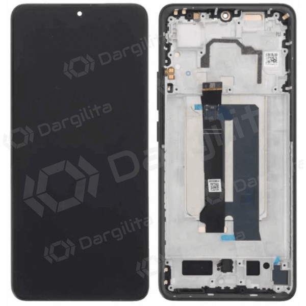 Xiaomi Poco X6 Pro 5G ekranas (geltonas) (su rėmeliu) (originalus)