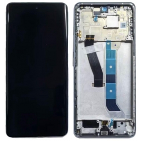 Xiaomi Redmi Note 15 5G ekranas (mėlynas) (su rėmeliu) (originalus)