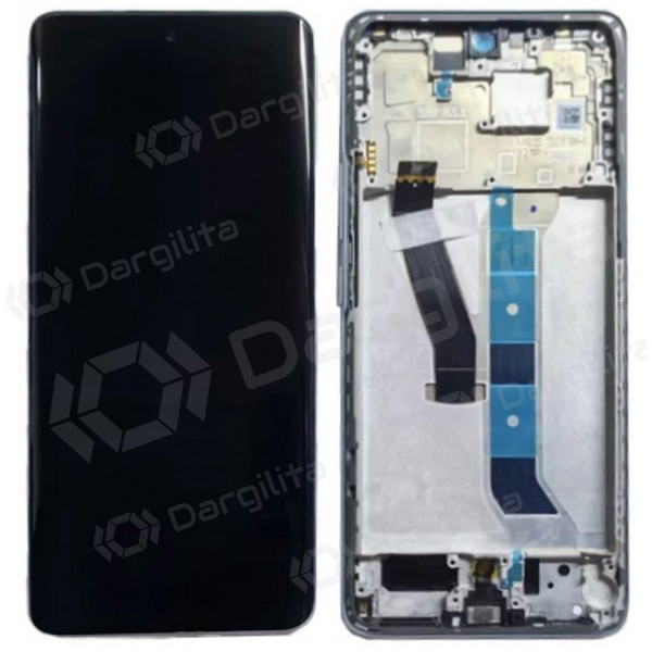 Xiaomi Redmi Note 15 5G ekranas (mėlynas) (su rėmeliu) (originalus)
