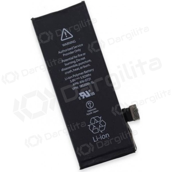 Apple iPhone 5S / iPhone 5C baterija / akumuliatorius (1560mAh) - Premium