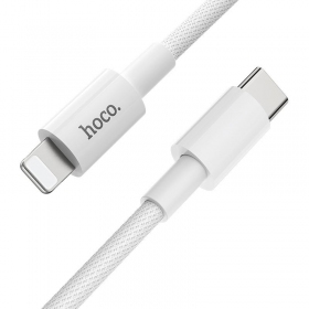 Lightning laidas Hoco X56 USB-C į Lightning 1 m PD baltas