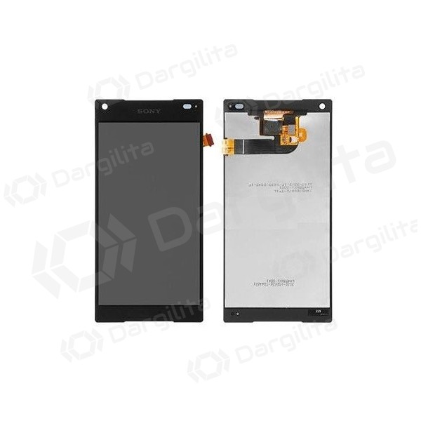 Sony Xperia Z5 compact E5803 / E5823 ekranas (juodas) - Premium
