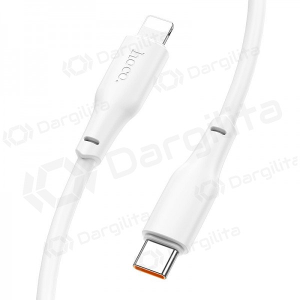 USB-C laidas Hoco X93 USB-C į USB-C 1 m 60 W baltas