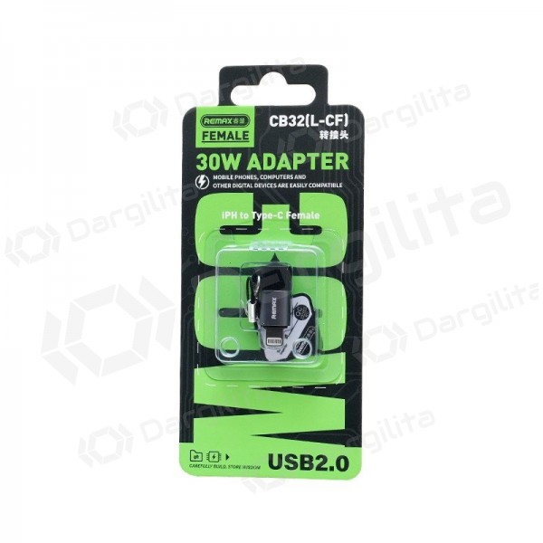 Adapteris Remax CB32 Lightning į USB-C USB 2.0