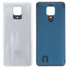 Xiaomi Redmi Note 9S galinis baterijos dangtelis baltas (Glacier White)