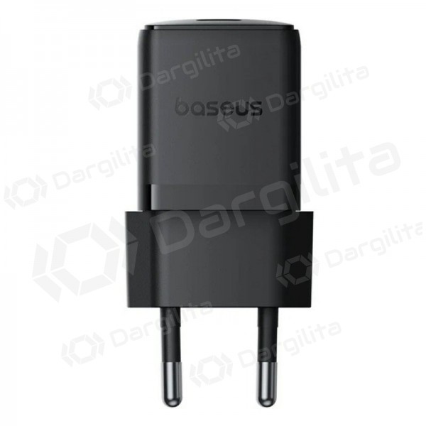 Telefono įkroviklis Baseus Palm 20 W USB-C + USB-C PD juodas