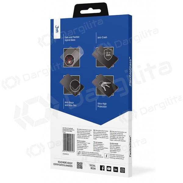 Samsung Galaxy S25 Plus apsauginis stiklas "3MK Flexible Glass"