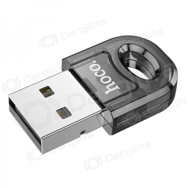 Bluetooth adapteris Hoco UA28 Bluetooth 5.1 juodas