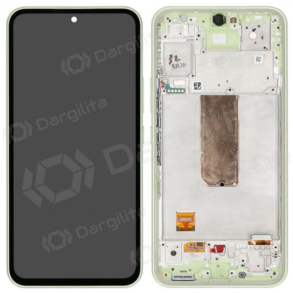 Samsung Galaxy A54 ekranas (šviesiai žalias) (su rėmeliu) (originalus)