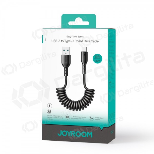 USB-C laidas Joyroom SA38-AC3 USB-A į USB-C 1.5 m juodas