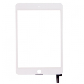 Apple iPad mini 4 lietimui jautrus stikliukas (baltas)