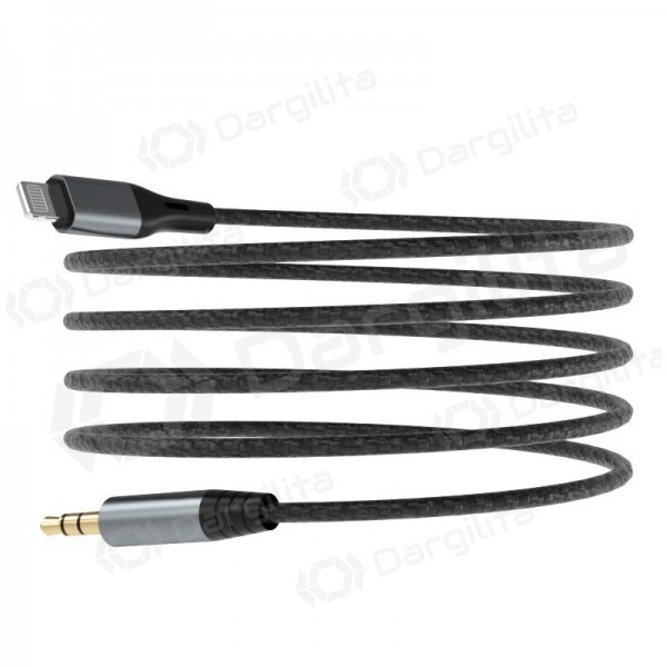 Audio laidas Dudao L11Pro Lightning į 3.5 mm 1 m juodas