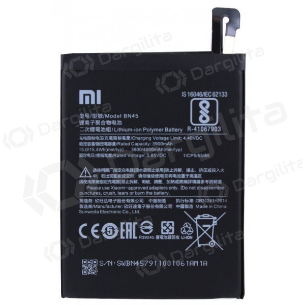 Xiaomi Redmi Note 5 / Note 5 Pro (BN45) baterija / akumuliatorius (4000mAh) (service pack) (originalus)