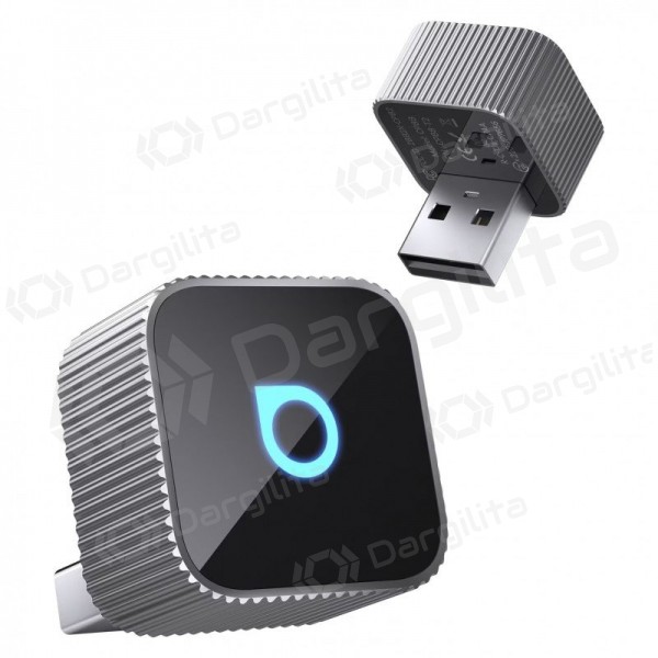 Belaidis CarPlay / Android Auto adapteris Ottocast Mini Cube CP88-T2 sidabrinis