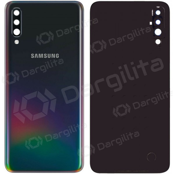 Samsung A505 Galaxy A50 2019 galinis baterijos dangtelis (juodas) (naudotas grade B, originalus)