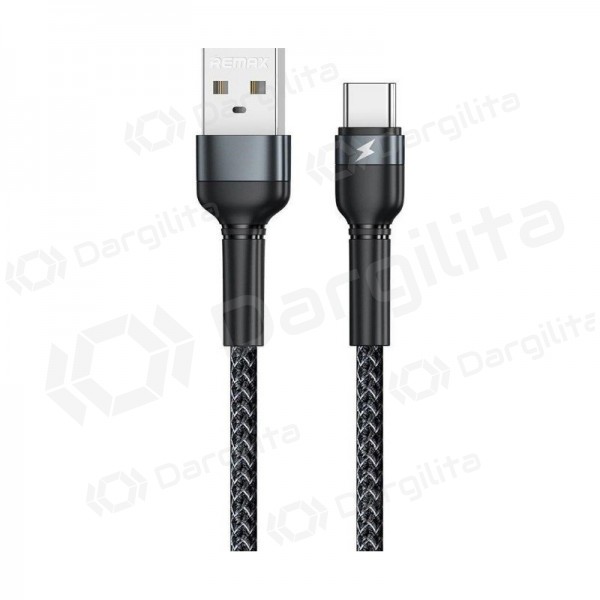 USB-C laidas Remax RC-124a USB-A į USB-C 1 m 2.4 A juodas