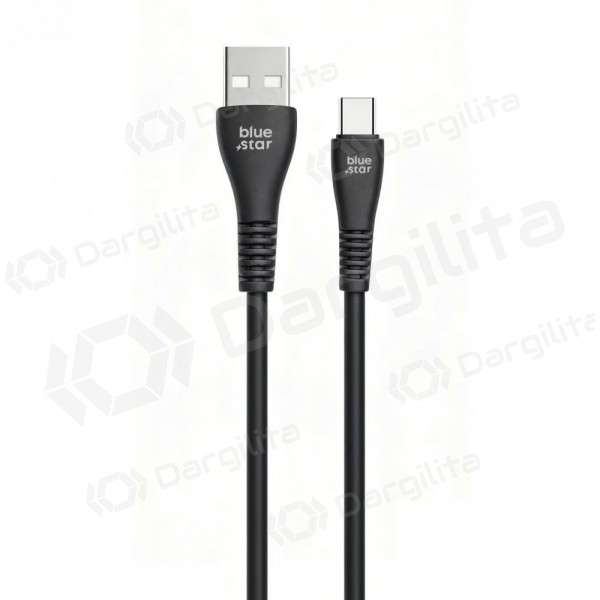 Lightning laidas Blue Star PJ-DG4-A USB-A į Lightning 1 m juodas