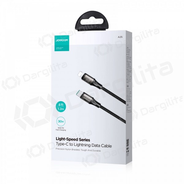 Lightning laidas Joyroom SA25-CL3 USB-C į Lightning 1.2 m 30 W juodas