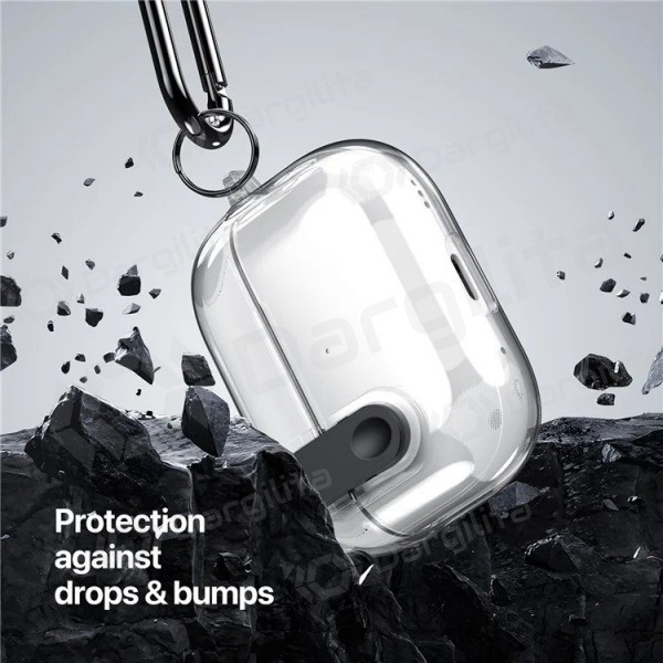 AirPods dėklas Dux Ducis PECL Apple AirPods 1/2 pilkas