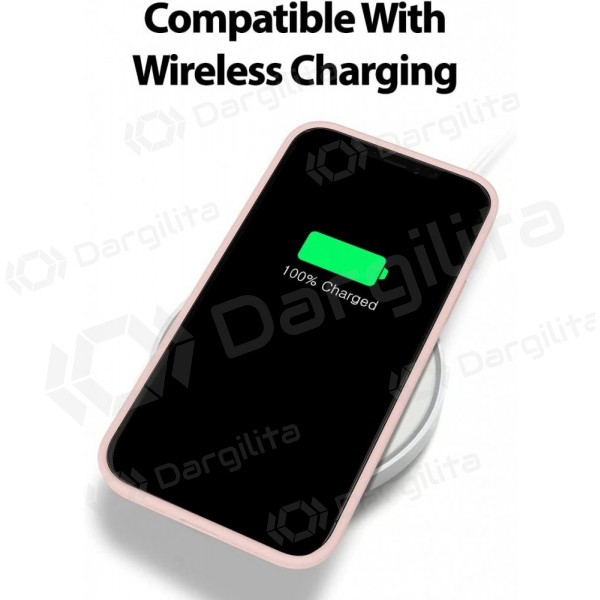 Samsung Galaxy A57 dėklas Mercury "Pure Magsafe Silicon Case" (rožinio smėlio)