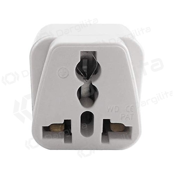 Įkrovimo adapteris USA/UK/CN-EUR baltas
