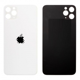 Apple iPhone 11 Pro galinis baterijos dangtelis (sidabrinis) (bigger hole for camera)