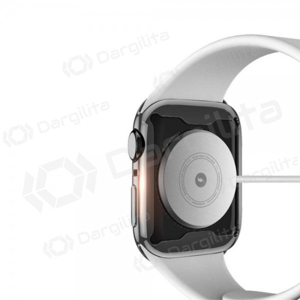 Apple Watch 44mm LCD apsauginis stikliukas / dėklas "Dux Ducis Samo" (juodas)