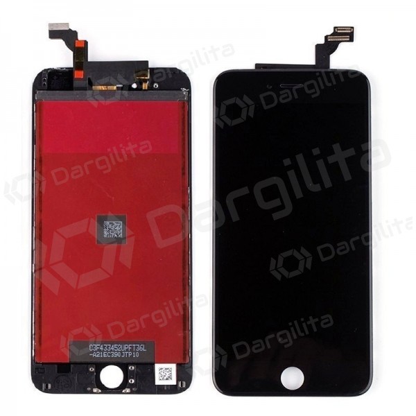 Apple iPhone 6 Plus LCD ekranas su liečiamu stikliuku (juodas) (originalus)