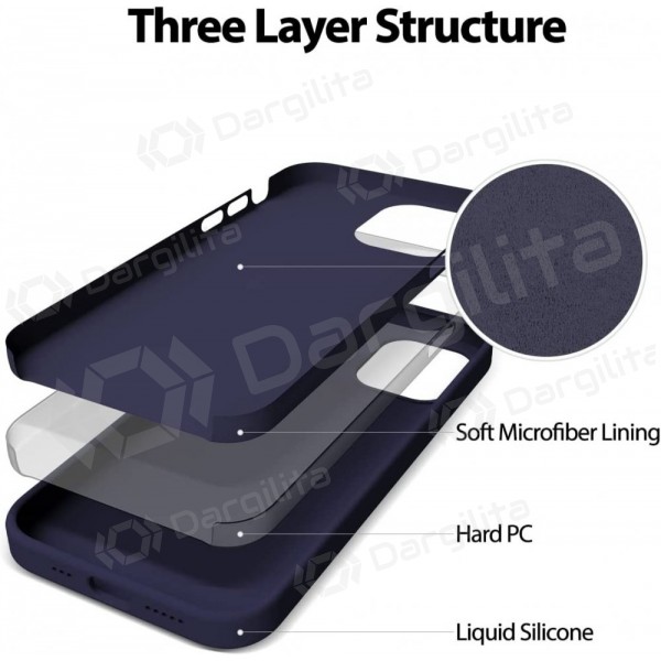 Samsung Galaxy A57 dėklas Mercury "Pure Magsafe Silicon Case" (tamsiai mėlynas)