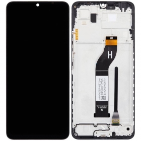 Xiaomi Redmi 13C 4G, 5G, Poco C65 ekranas (juodas) (su rėmeliu) (Premium)
